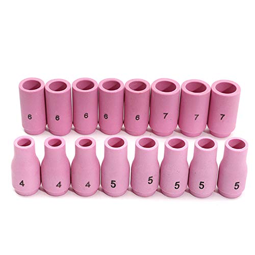 Alffun 53pcs TIG Collets Bodies Alumina Cup Assorted Size Fit SR WP 9 20 25 TIG Welding Torch - Image 2